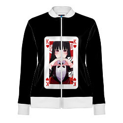 Олимпийка женская Jabami Yumeko Безумный Азарт, цвет: 3D-белый