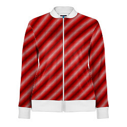 Олимпийка женская Текстура в стиле пиксель-арт, цвет: 3D-белый