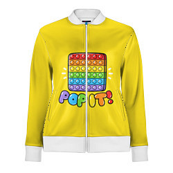 Олимпийка женская POP IT ИГРУШКА, цвет: 3D-белый