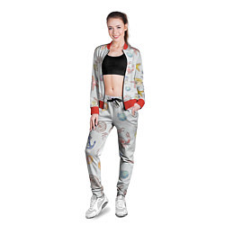 Олимпийка женская Морские ляльки, цвет: 3D-красный — фото 2