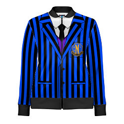 Олимпийка женская Ученик академии Невермор: униформа, цвет: 3D-черный