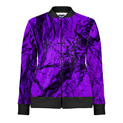 Женская олимпийка Фиолетовая фольга