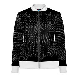 Олимпийка женская Паттерн из стрелок, цвет: 3D-белый