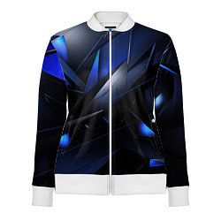 Женская олимпийка Blue black background