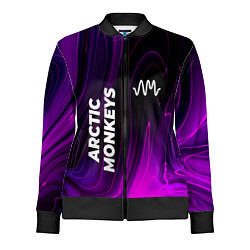 Олимпийка женская Arctic Monkeys violet plasma, цвет: 3D-черный