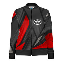 Олимпийка женская Toyota sports racing, цвет: 3D-черный