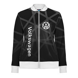 Олимпийка женская Volkswagen - classic black, цвет: 3D-белый