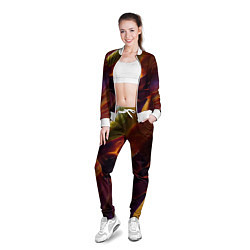 Олимпийка женская Ангел огня, цвет: 3D-белый — фото 2