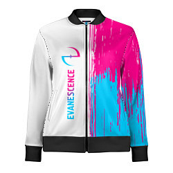 Олимпийка женская Evanescence neon gradient style: по-вертикали, цвет: 3D-черный