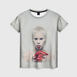 Футболка женская Die Antwoord: Blooded Heart, цвет: 3D-принт