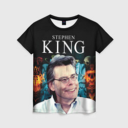Женская футболка Стивен Кинг - Король ужасов