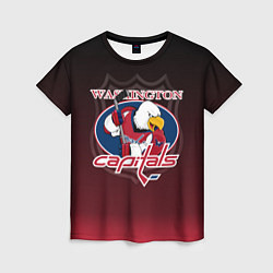 Футболка женская Washington Capitals, цвет: 3D-принт