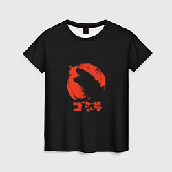 Женская футболка Godzilla