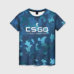 Женская футболка Cs:go - Cobalt Disruption Ржавый кобальт
