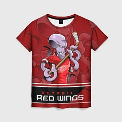 Женская футболка Detroit Red Wings