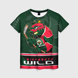 Женская футболка Minnesota Wild