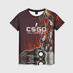 Женская футболка CS:GO Kill Confirmed Style