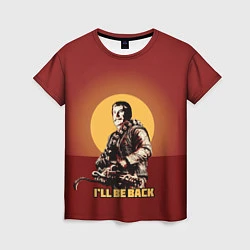 Женская футболка Stalin: Ill Be Back