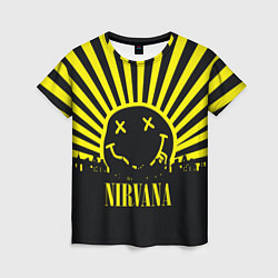 Женская футболка Nirvana