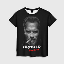 Женская футболка Arnold forever