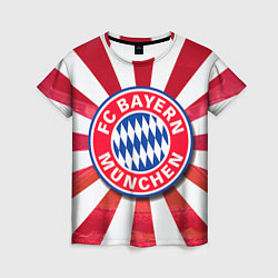Футболка женская FC Bayern, цвет: 3D-принт
