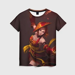 Женская футболка Lina: Dragon Fire