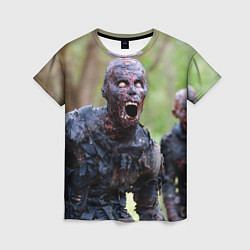 Женская футболка Zombie