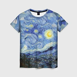 Женская футболка Звездная ночь