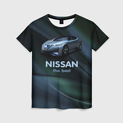 Женская футболка Nissan the best