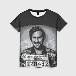 Женская футболка Pablo Escobar: Smile