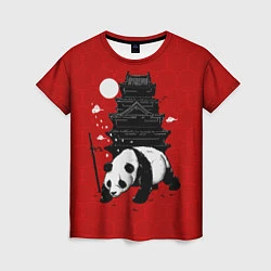 Женская футболка Panda Warrior