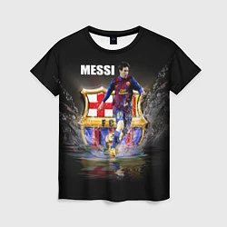 Женская футболка Messi FCB