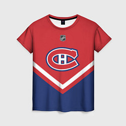 Футболка женская NHL: Montreal Canadiens, цвет: 3D-принт
