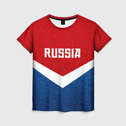 Женская футболка Russia Team