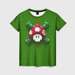 Женская футболка Mushroom is Dead