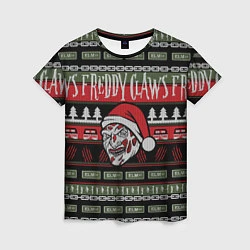 Женская футболка Freddy Christmas