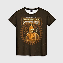 Женская футболка Steampunk Attitude