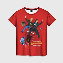 Футболка женская Excellent Adventure, цвет: 3D-принт