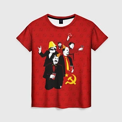 Женская футболка Communist Party