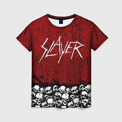 Женская футболка Slayer Red