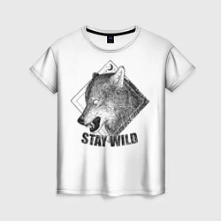 Женская футболка Stay Wild