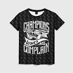 Женская футболка Champions Train