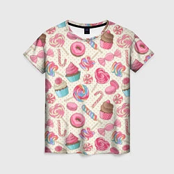Женская футболка Радости для сладости
