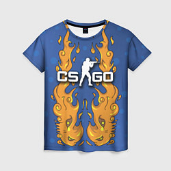 Женская футболка CS:GO Fire Elemental