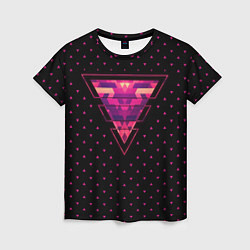 Женская футболка Треугольная геометрия