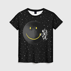 Женская футболка Лунная улыбка