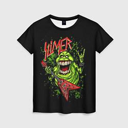 Женская футболка Slayer Slimer