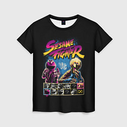 Женская футболка Sesame Fighter