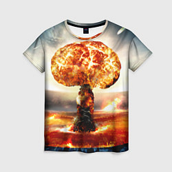 Женская футболка Атомный взрыв