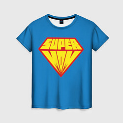 Женская футболка Супермама